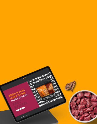 Referenz Nutriment UK Migration, Design, Customer Experience Banner D2C B2B ABRIO GmbH
