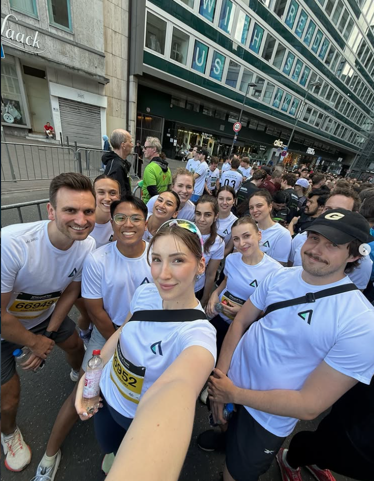 ABRIO Team beim JP Morgan Lauf in Frankfurt 2026