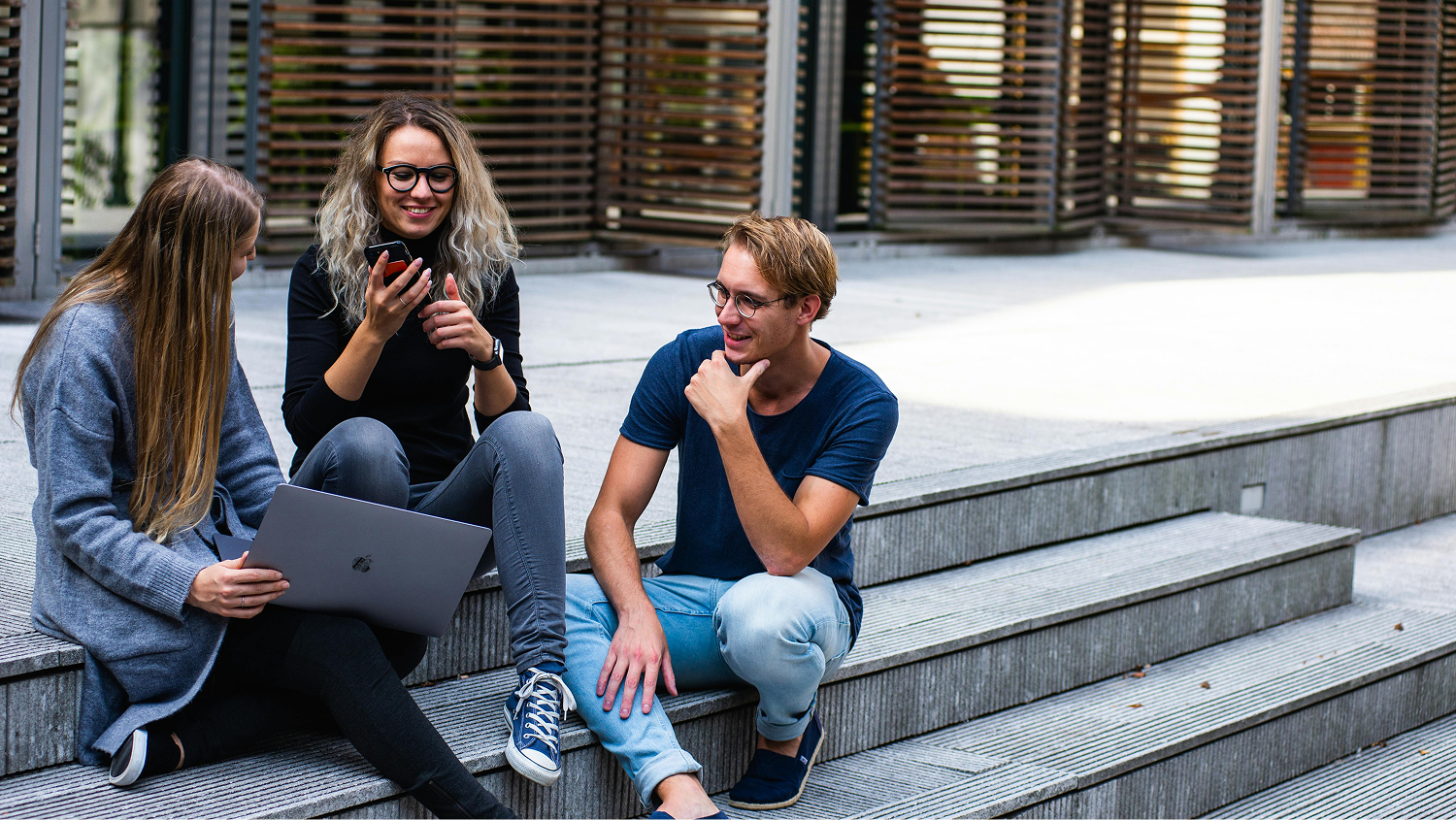 Gruppe von Studierenden 